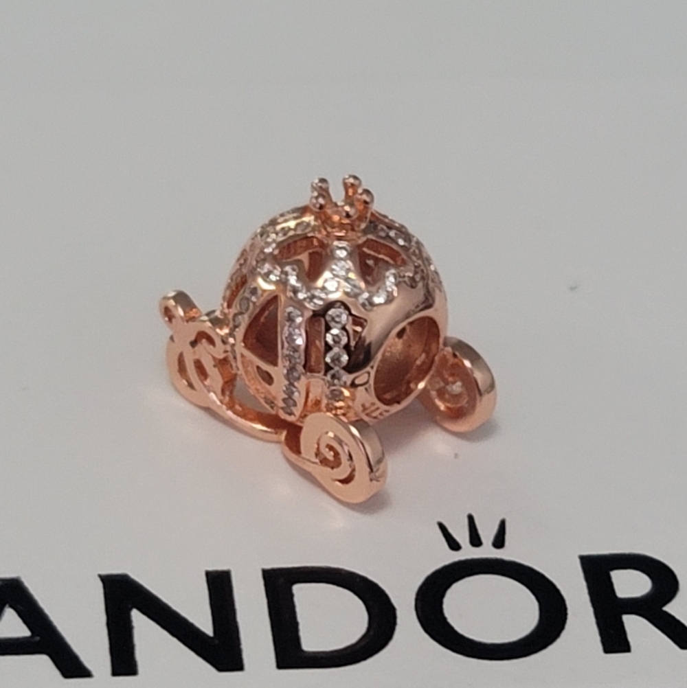 Pandora Disney Cinderella Sparkling Carriage Charm - Picture 2 of 5